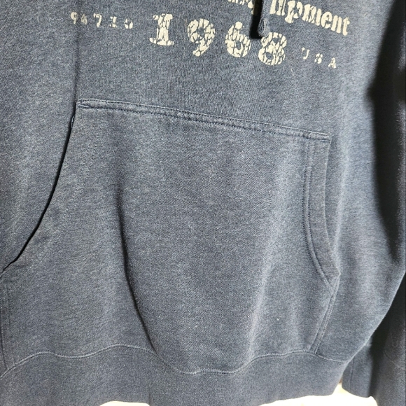 The North Face Blue Sweatshirt Hoodie- Mens Medium - Picture 6 of 6